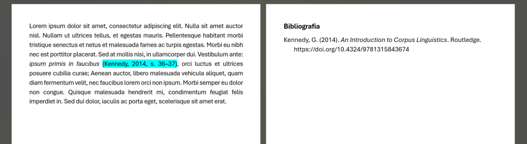 Rysunek 1. Odnośnik bibliograficzny w stylu APA 7