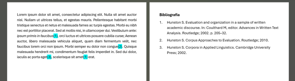 Rysunek 5. Odnośniki bibliograficzne w stylu Vancouver